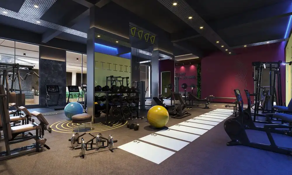 Ceraviquepurehouse Kft. luxus fitneszterem belső tere